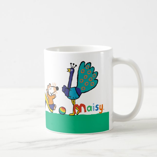 Mug Maisy sur le terrain de jeu avec des amis (Droite)
