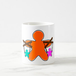Mug Maître de Marionnettes en Pain d'Épices Contrôlant