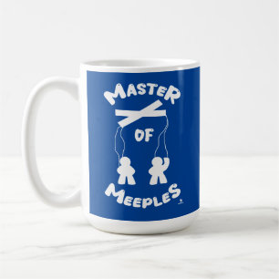 Mug Maître de Meeples Funny Gamer Puppet Slogan