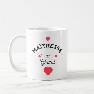 Mug Maitresse au grand coeur