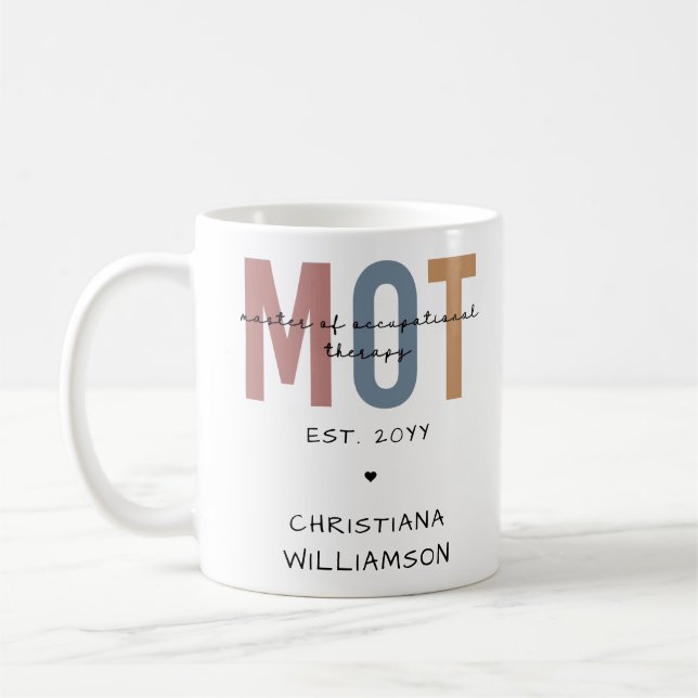 Mug Maîtrise sur mesure de MdT en ergothérapie (Gauche)