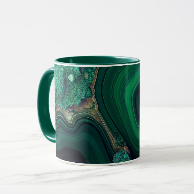 Mug Malachite Cu6CO3(OH)2 (Devant gauche)