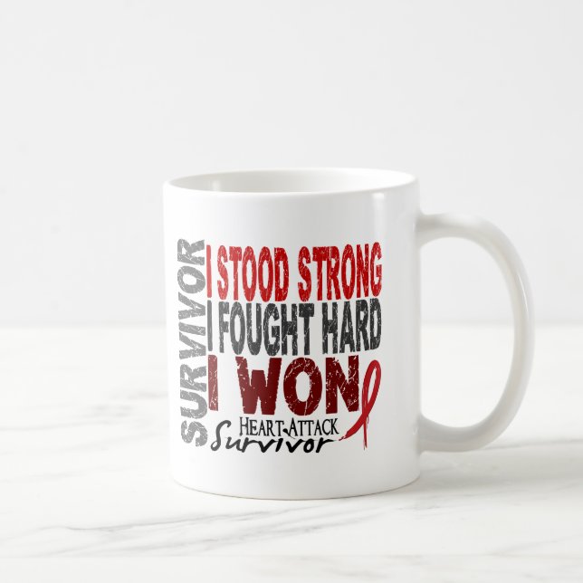 Mug Maladie cardiaque du survivant 4 de crise (Droite)