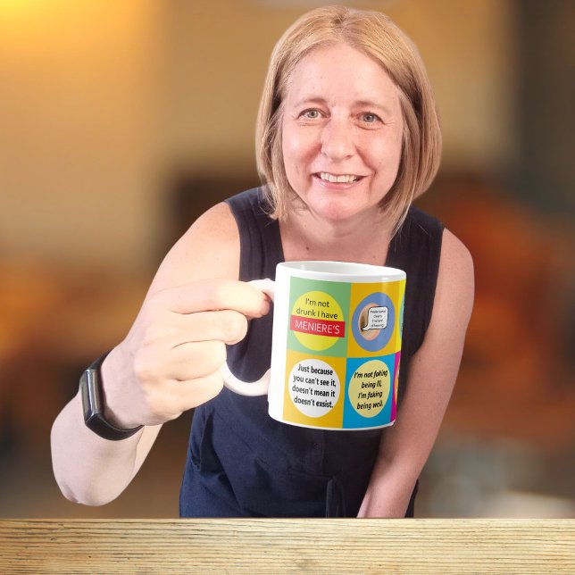 Mug Maladie de Menieres vestibular migraine vertige ve (Créateur téléchargé)