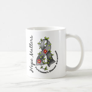 Mug :maladie de Parkinson de sujets d'espoir du ruban