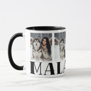 Mug Malamute d'Alaska Photo Personnalisée pour les Amo
