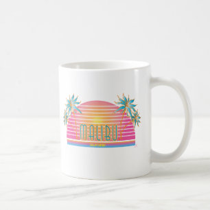Mug Malibu, CA Palm Trees, Graphic, Cool