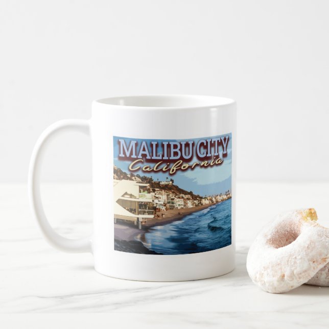 MUG MALIBU - LOS ANGELES CALIFORNIE (Avec donut)