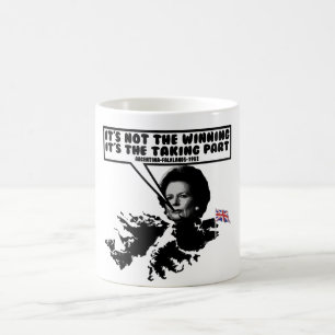 Mug Malouines drôles de Thatcher