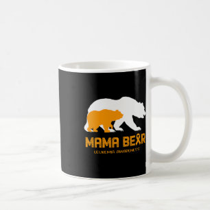 Mug Mama Bear LEUKEMIA Sensibilisation Des Femmes Homm