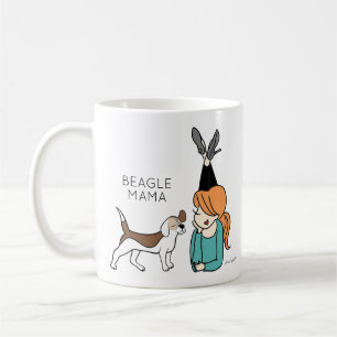 Mug Mama Coffee Mug, Beagle personnalisé