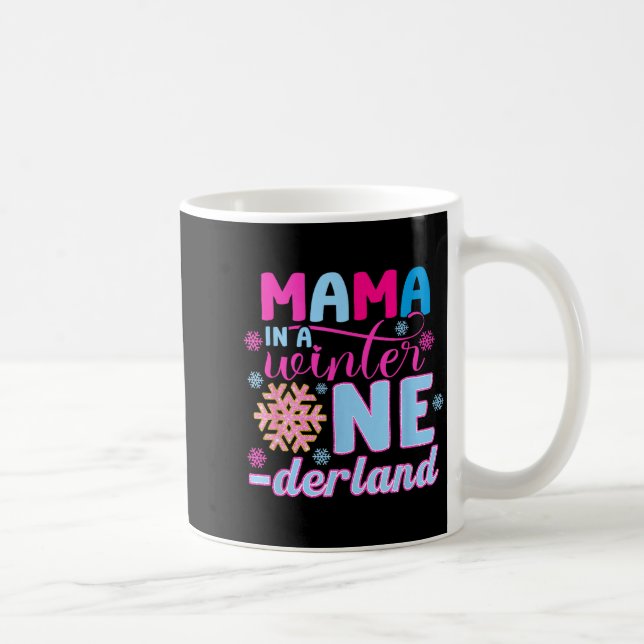 Mug Mama In A Winter Onederland Bday Girl Sweet Snowfl (Droite)