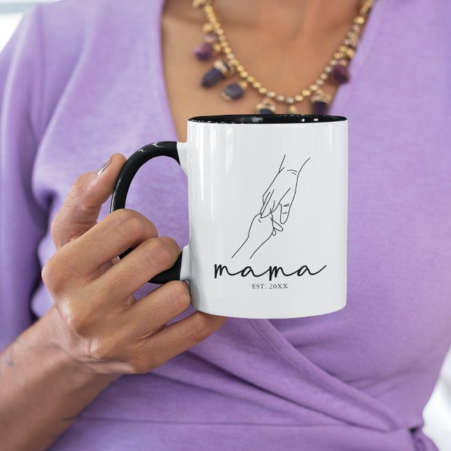Mug Mama moderne établie (Créateur téléchargé)