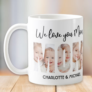 Mug Maman 3 Photos Lettres Détachées