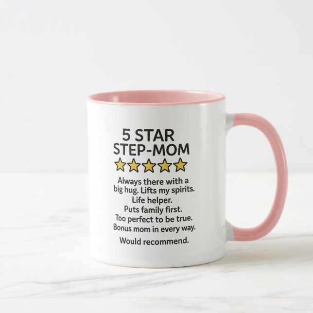 Mug Maman 5 Étoile (Droite)