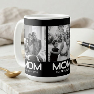 Mug Maman a établi Bold Black 3 Photo 