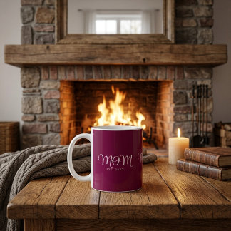 Mug Maman a établi un nouveau cadeau pour maman écritu