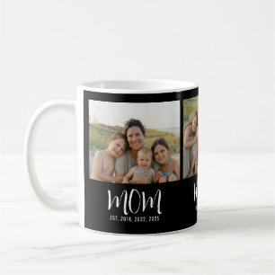 Mug Maman a établi un script moderne noir 3 Photo