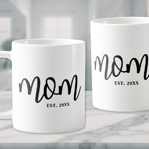 Mug Maman a établi un script noir pour la fête des Mèr
