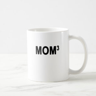 Mug Maman à la 3ème troisième puissance, maman de 3