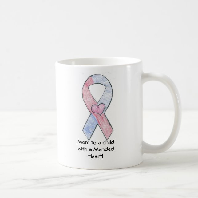Mug Maman à un enfant avec un coeur réparé ! (Droite)