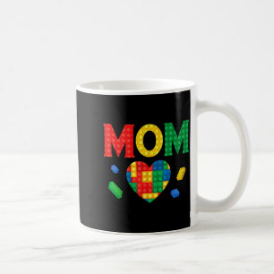 Mug Maman amant maître constructeur briques blocs