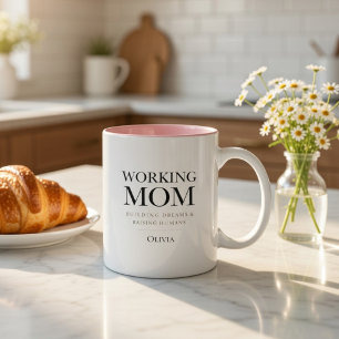 Mug Maman au travail personnalisée – Cadeau personnali
