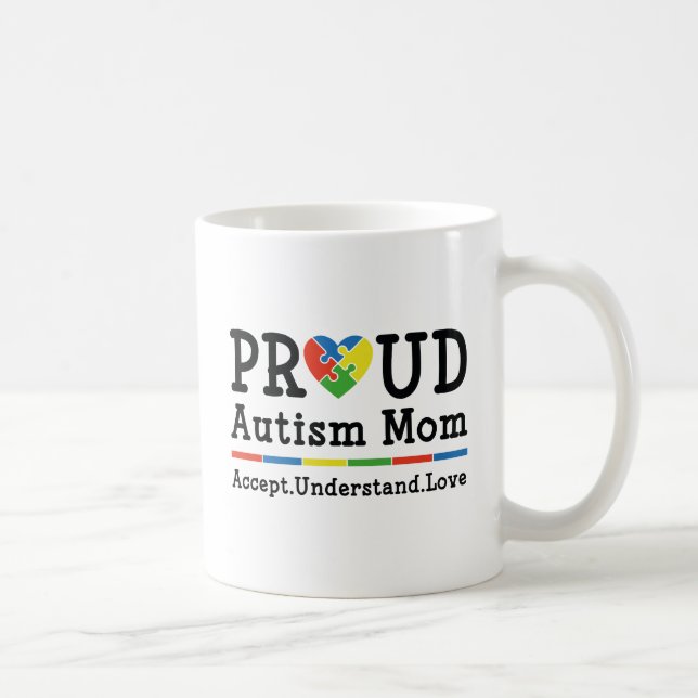 Mug Maman Autism fière (Droite)