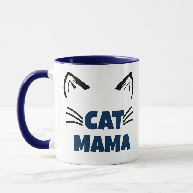 Mug Maman chatte Maman Fière maman amoureuse de l'anim (Gauche)