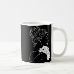 Mug Maman chien bichon frise art de chien fête des mèr