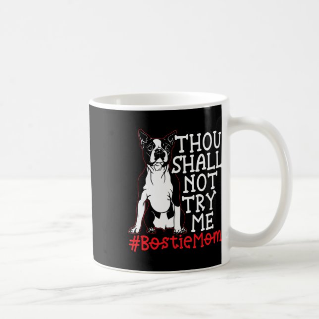 Mug Maman Cute Boston Terrier Amoureux des chiens (Droite)