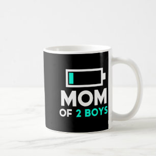 Mug Maman de 2 garçons du fils à la fête des mères ann