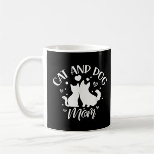 Mug Maman de chat et de chien Fille amoureuse Chiens C