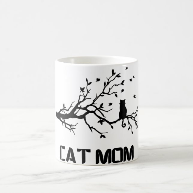 Mug "Maman de chat Purr-parfaitement fière (Centre)