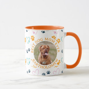 Mug Maman de chien personnalisée MEILLEURE MAMAN DE CH