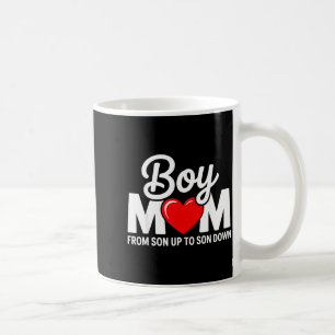 Mug Maman de garçons du lever au coucher du soleil fêt