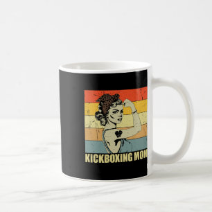 Mug Maman de kickboxing rétro amateur d'arts martiaux