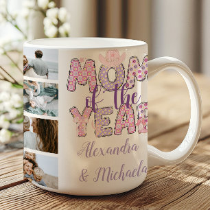 Mug Maman de l'Année Pastel Floral 12 Photos