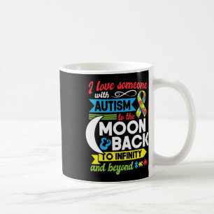 Mug Maman de l'autisme Sœur Grand-mère J'aime quelqu'u
