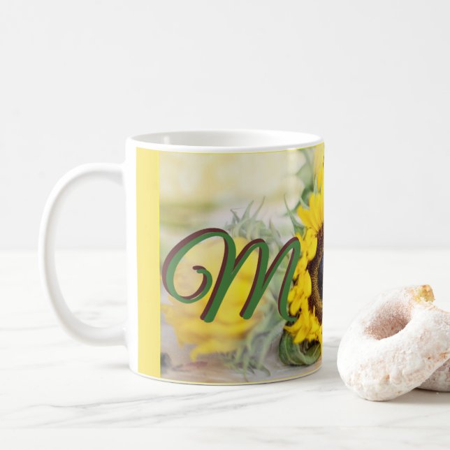 Mug Maman de tournesol (Avec donut)
