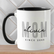 Maman Depuis 20XX Moderne Simple Preppy
