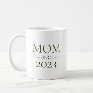 Mug Maman depuis une année personnalisée Minimal Mater