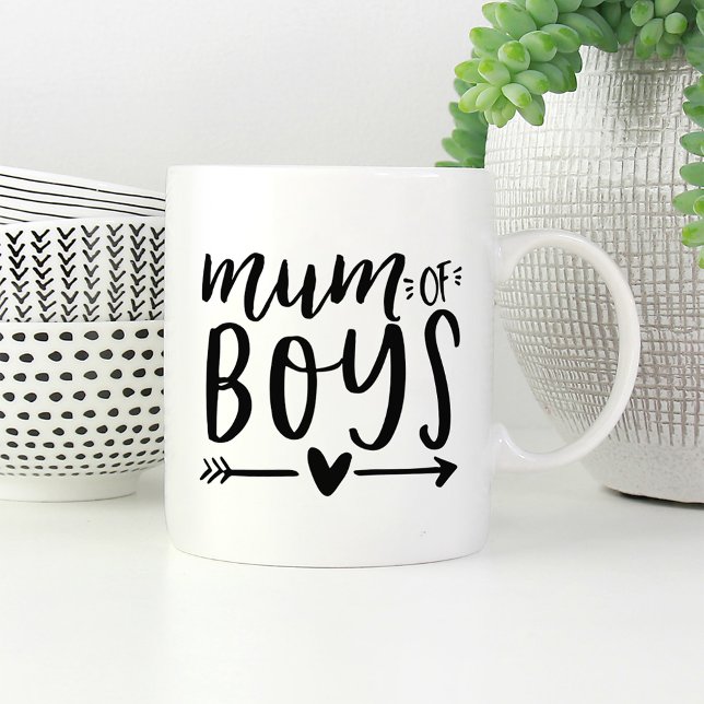 Mug Maman des garçons (Créateur téléchargé)