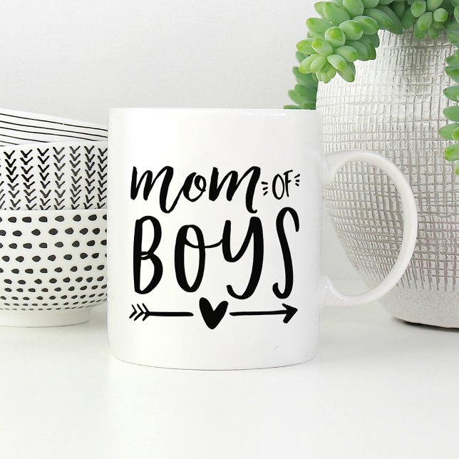 Mug Maman des garçons (Créateur téléchargé)