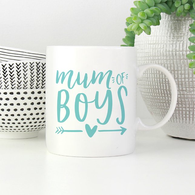 Mug Maman des garçons (Créateur téléchargé)