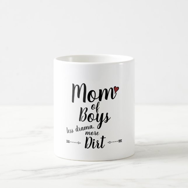 MUG MAMAN DES GARÇONS TASSE, CADEAU (Centre)