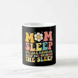 Mug Maman Dormir Drôle Fête des Mères Super Retro