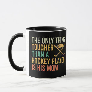 Mug Maman du joueur de hockey dur