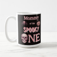 Maman du terrifiant en Pinkoween Crâne Vintage
