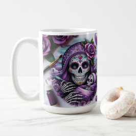 Mug Maman et bébé crâne sucre